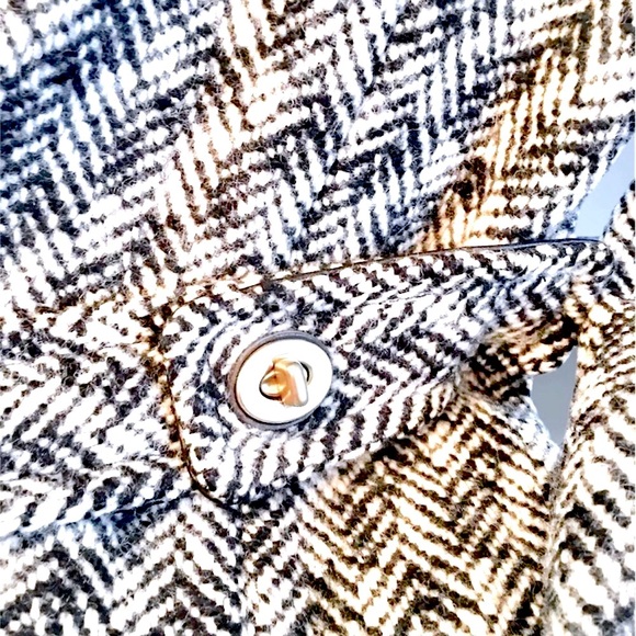 COACH Peacoat~Herringbone~Size12~NWOT! - Picture 4 of 11